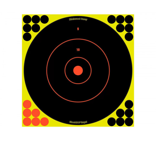 Мишень осыпающаяся Birchwood Shoot-N-C Bulls-eye Target D 12 50шт. в Москве