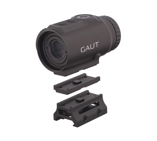 Прицел призматический Gaut Sapphire 3x18, HD, подсветка красная, Picatinny в Москве
