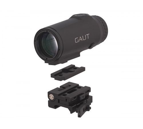 Увеличитель Gaut Garnet 5x30, откидной, быстросъёмный кронштейн, Picatinny в Москве