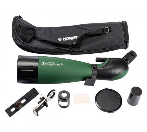 Зрительная труба Konus Konuspot-100 20-60X100, адаптер для смартфона в Москве