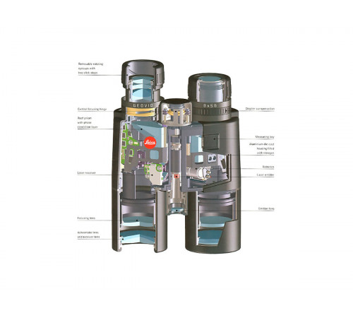 Бинокль с лазерным дальномером Leica Geovid 8x56 R Meter-Version в Москве