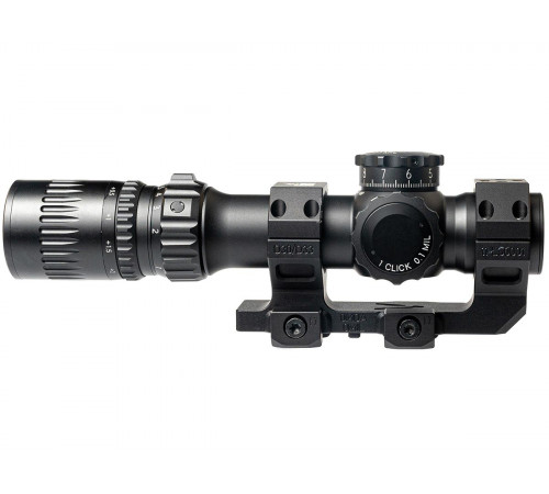 Прицел March-F 1-10x24 Shorty DR-TR1FB FFP+SFP 30мм, с кронштейном