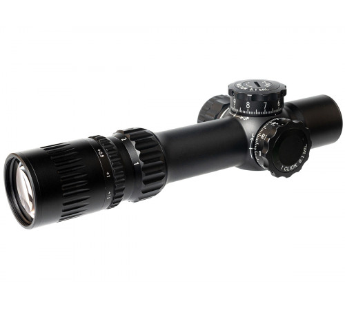 Прицел March-F 1-10x24 Shorty DR-TR1FB FFP+SFP 30мм, с кронштейном