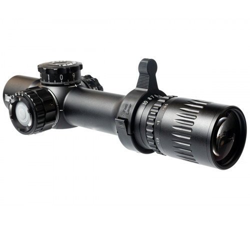 Прицел March-F 1-10x24 Shorty DR-TR1FB FFP+SFP 30мм, с кронштейном
