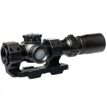 Прицел March-F 1-8x24 Shorty, сетка FMC-3, FFP, 30мм, с кронштейном