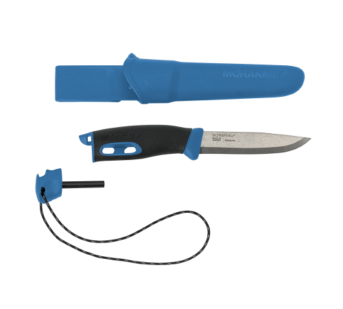 Нож Morakniv Companion Spark, с огнивом, голубой в Москве