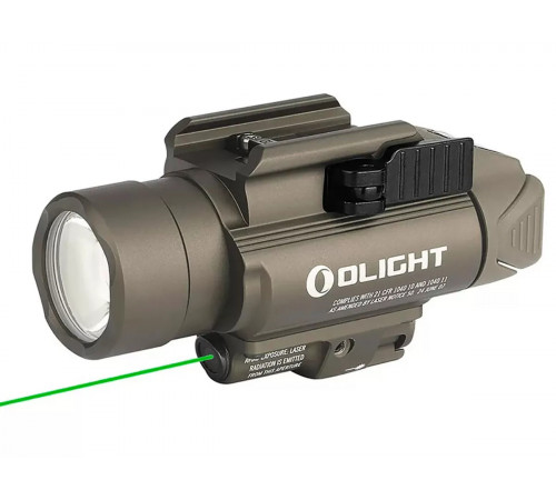 Фонарь подствольный Olight Baldr Pro, пистолетный, 1350 lm, ЛЦУ, Desert Tan в Москве