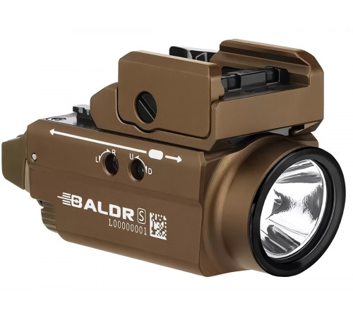 Фонарь подствольный Olight Baldr S, пистолетный,800lm, зелёный ЛЦУ, Desert в Москве