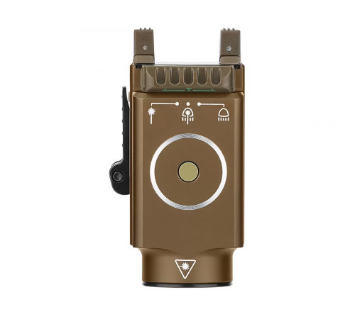 Фонарь подствольный Olight Baldr S, пистолетный,800lm, зелёный ЛЦУ, Desert в Москве