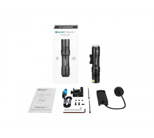 Фонарь подствольный Olight Odin GL Mini, 1000lm, ЛЦУ, Picatinny, чёрный в Москве
