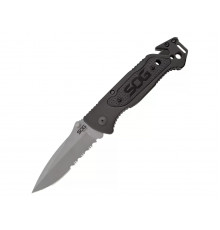 Нож складной SOG Escape Bead Blasted, 7Cr17MoV, рукоять алюминий, блистер