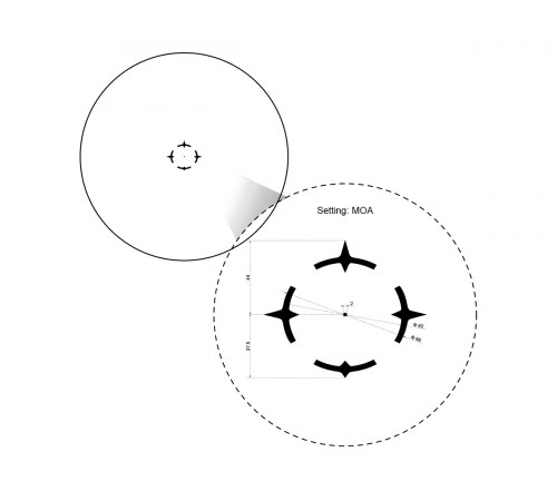 Прицел призматический Vector Optics Paragon 1x16, VEP-CDR в Москве