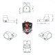 Коллиматор FRENZY-X 1x22x26 Multi Reticle IP6 в Москве Rusdefense.ru
