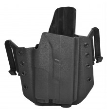 Кобура внешняя  под Glock с фонарем Olight, цвет черный
