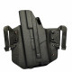 Кобура внешняя  под Glock с фонарем Olight, цвет олива в Москве Rusdefense.ru